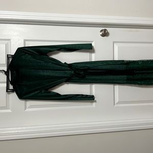 Velvet Long Sleeve Dress